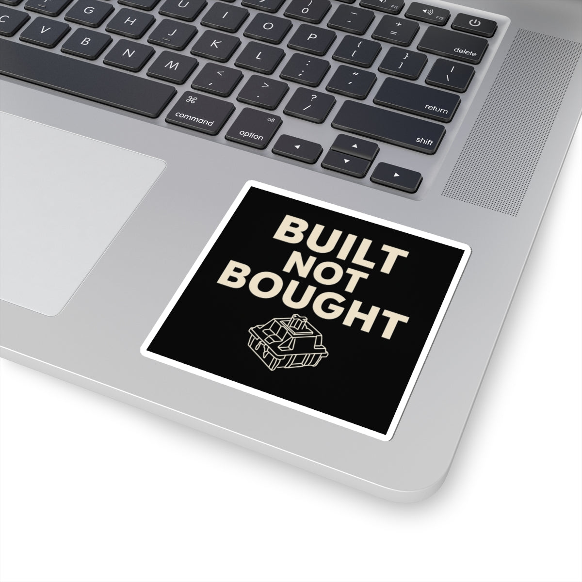 Built Not Bought – Switch Outline Sticker
