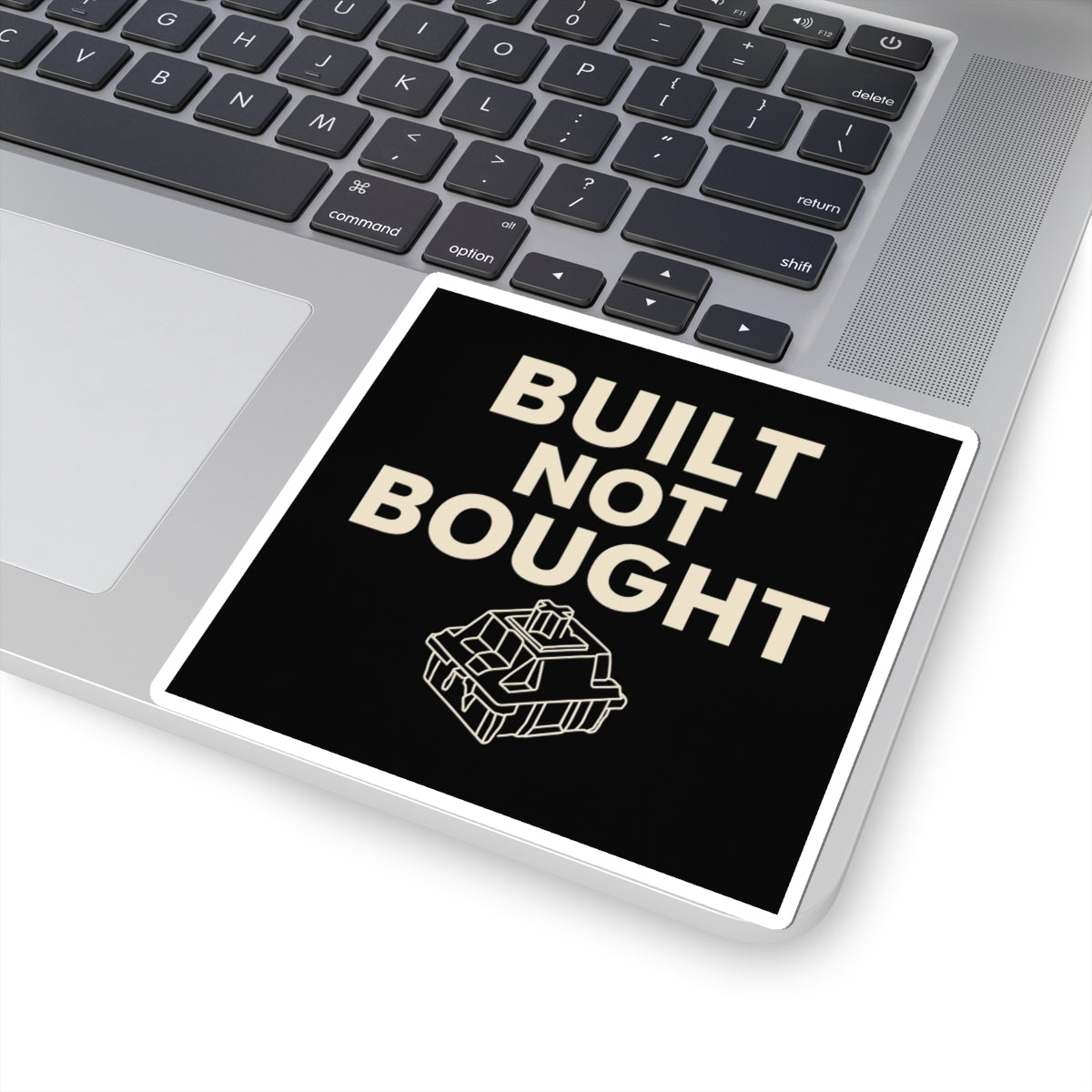 Built Not Bought – Switch Outline Sticker
