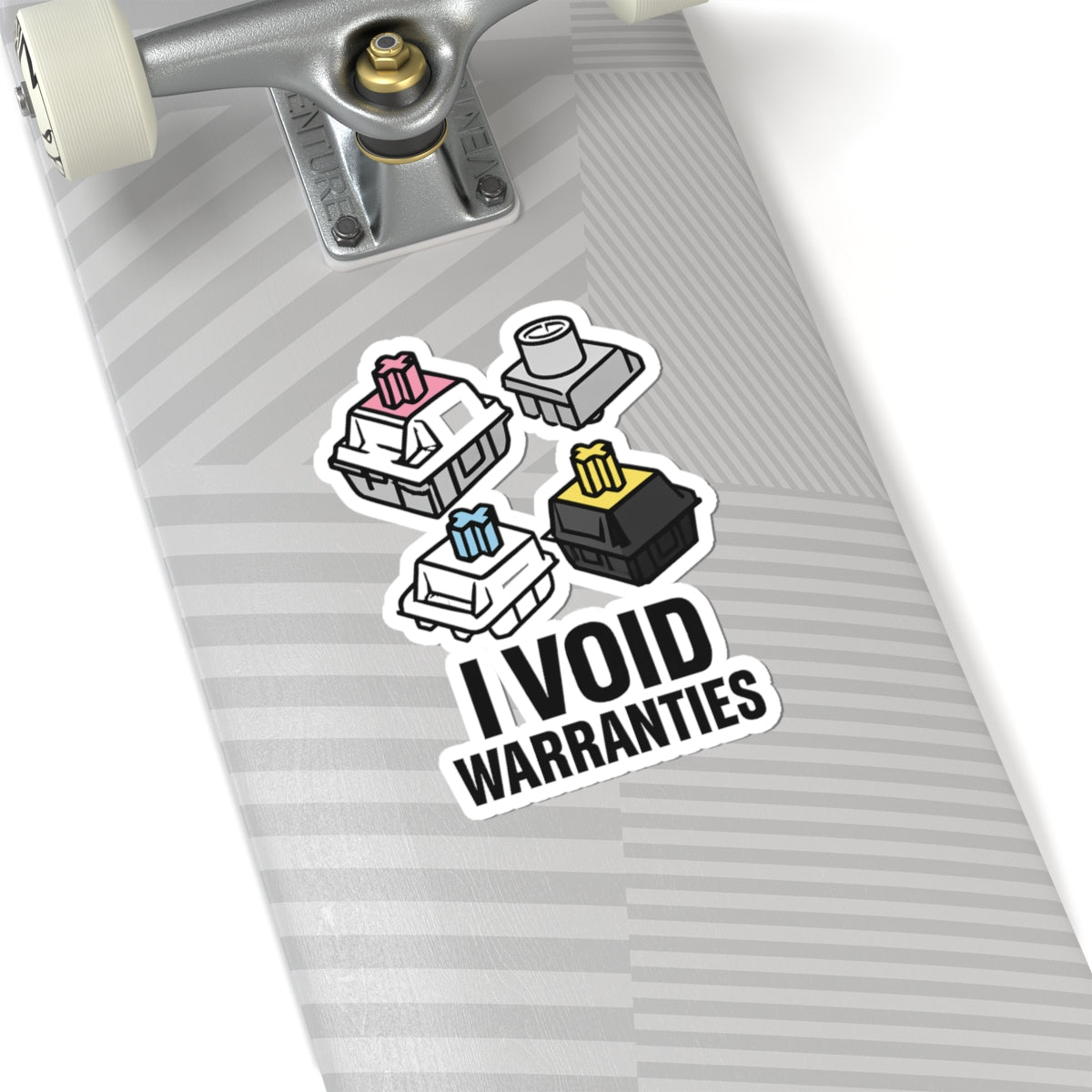 I Void Warranties – Mechanical Switch Sticker