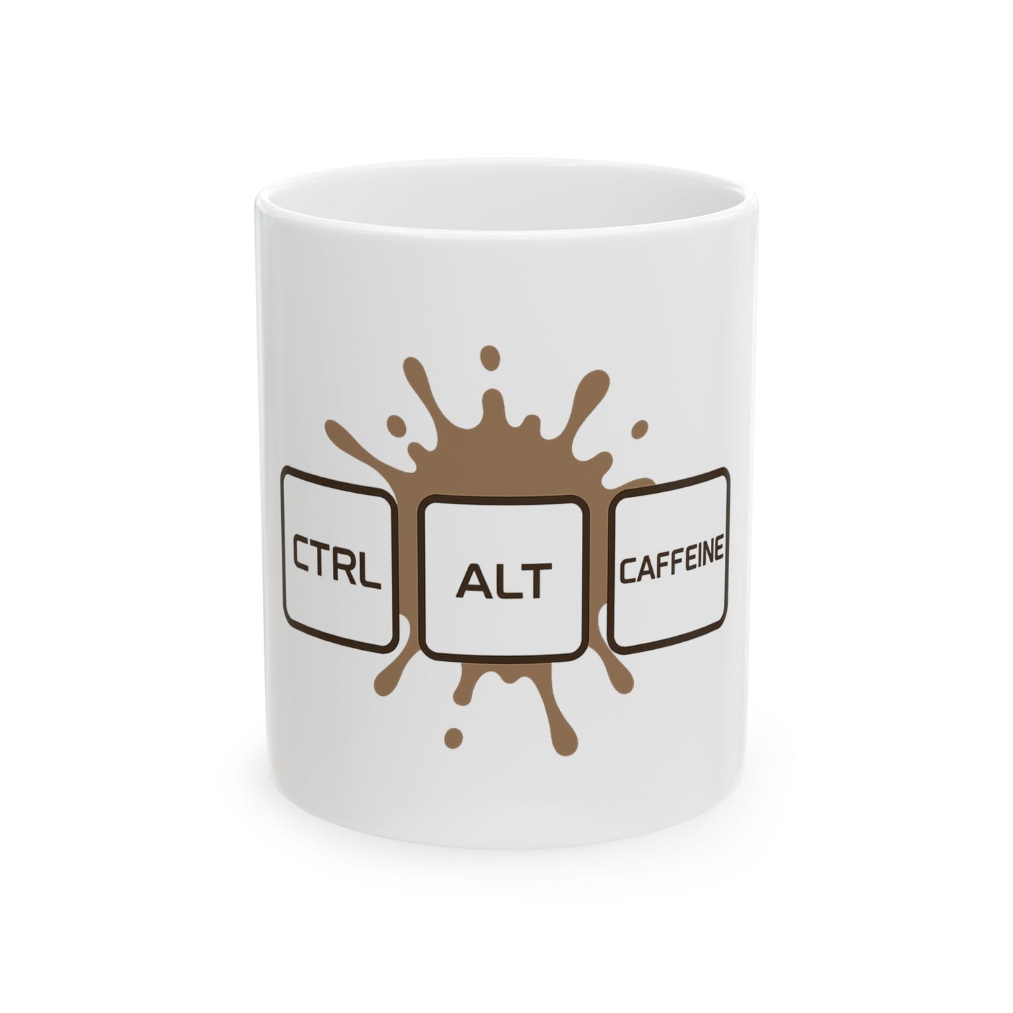 CTRL + ALT + CAFFEINE Mechanical Keyboard Coffee Mug