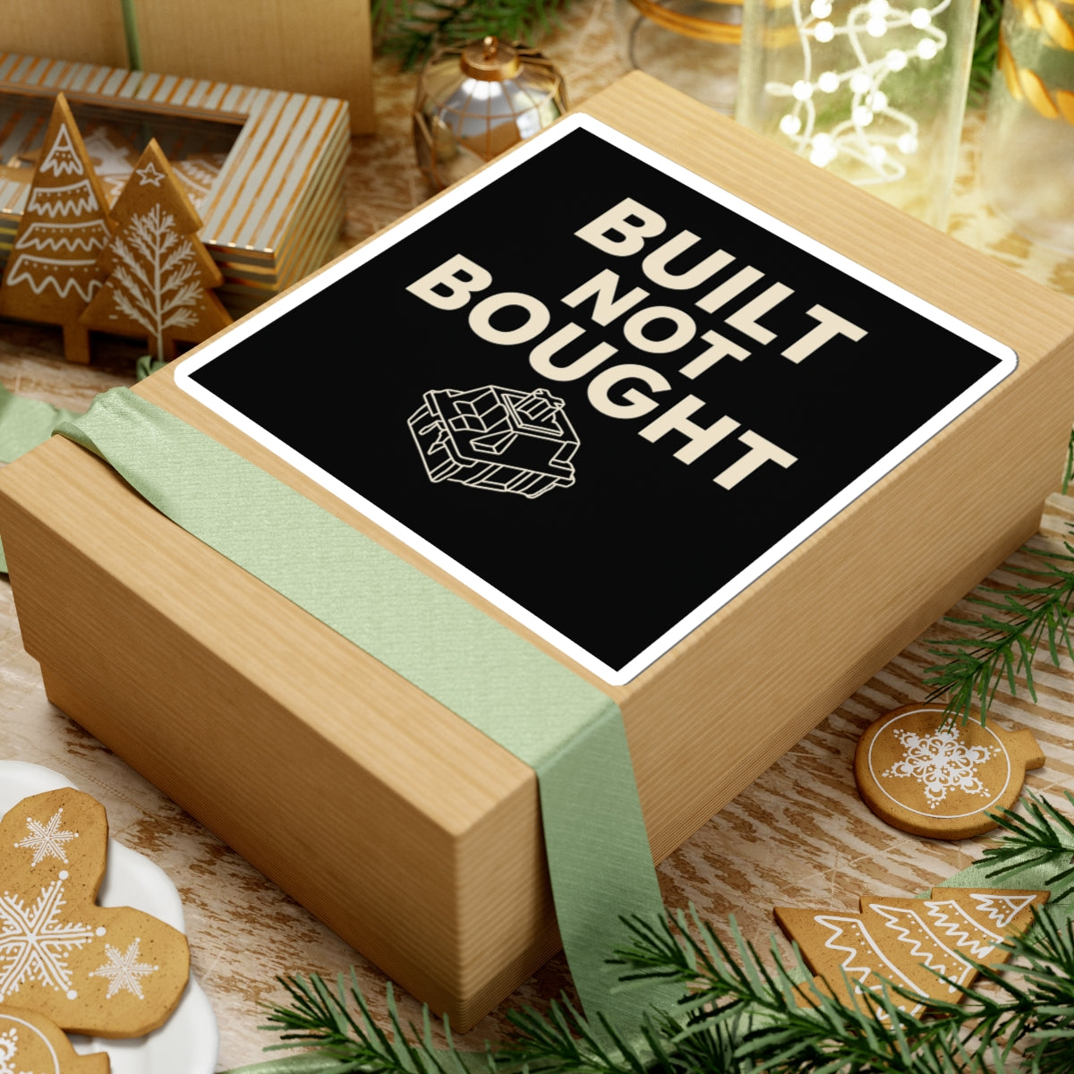 Built Not Bought – Switch Outline Sticker