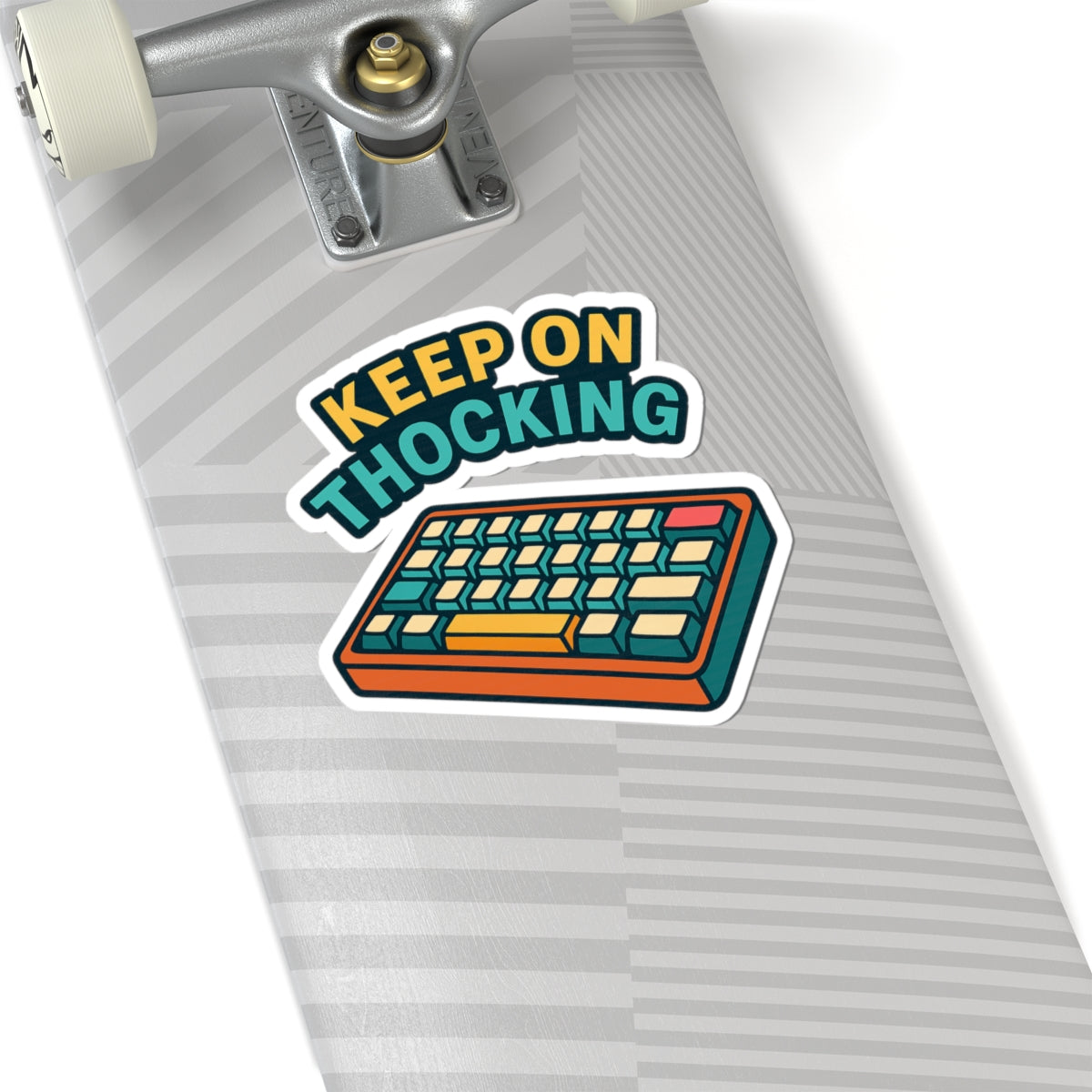Keep On Thocking – Mechanical Keyboard Sticker