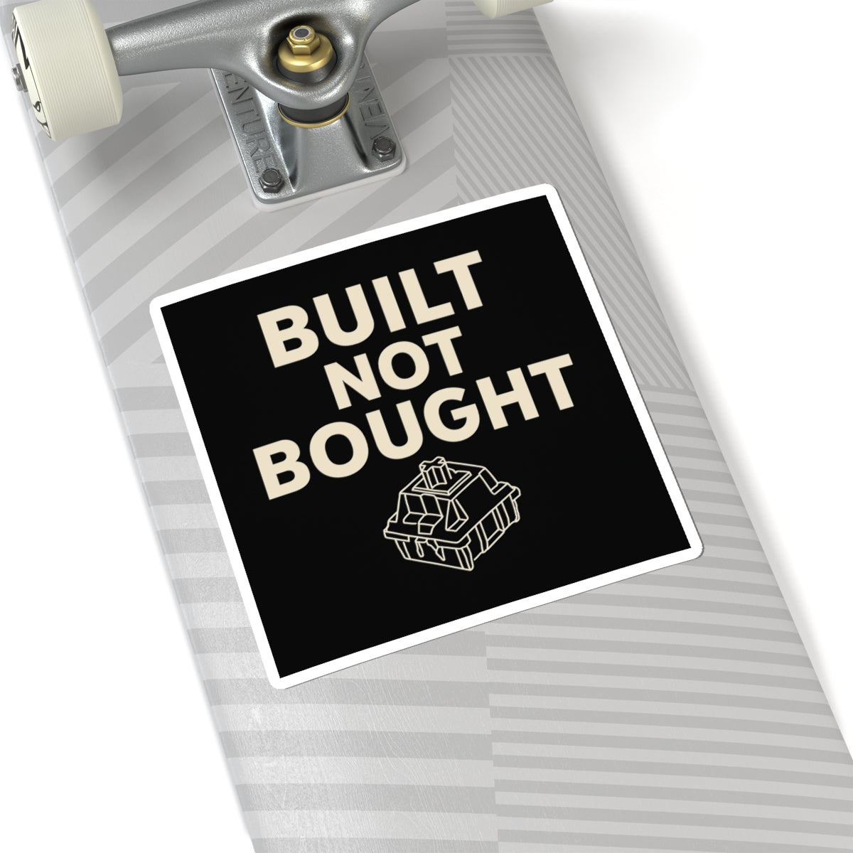 Built Not Bought – Switch Outline Sticker